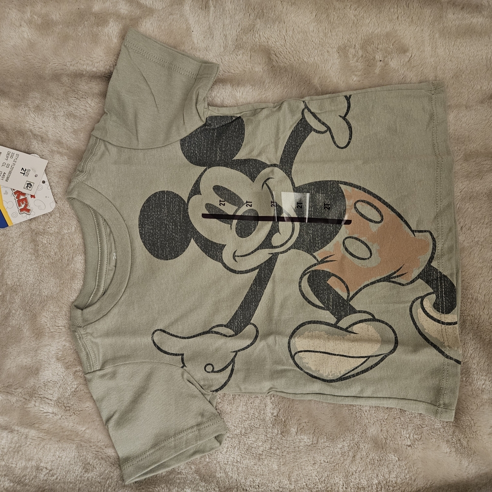 Disney Kids Mickey Mouse Gray T-Shirt
